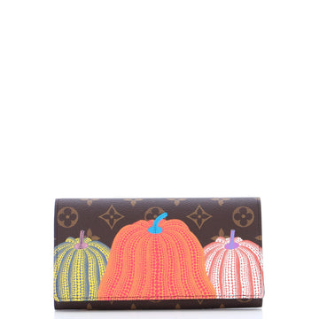 Louis Vuitton Sarah Wallet Yayoi Kusama Pumpkins Monogram Canvas