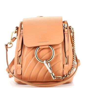 Chloe Faye Backpack Quilted Leather Mini