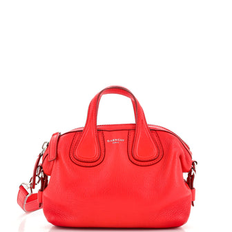 Givenchy Nightingale Satchel Waxed Leather Mini