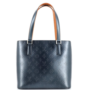 Louis Vuitton Mat Stockton Handbag Monogram Vernis