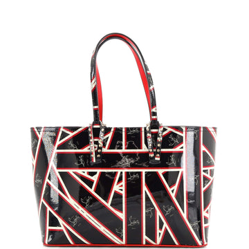 Christian Louboutin Cabata East West Tote Printed Patent Small