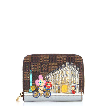 Louis Vuitton Zippy Coin Purse Limited Edition Vivienne Xmas Damier