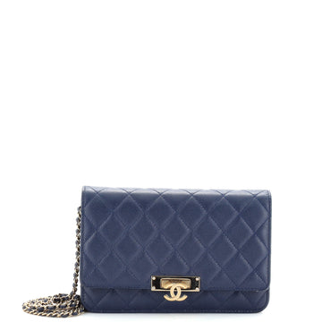 Chanel Golden Class Wallet on Chain Quilted Caviar