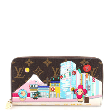 Louis Vuitton Zippy Wallet Limited Edition Vivienne Xmas Monogram Canvas