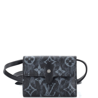 Louis Vuitton Cross Card Holder Limited Edition Monogram Pastel Noir