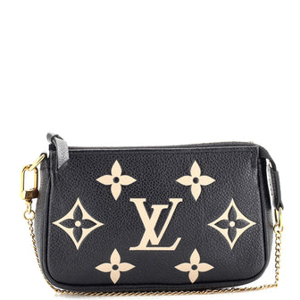 Louis Vuitton Pochette Accessoires Bicolor Monogram Empreinte Giant Mini