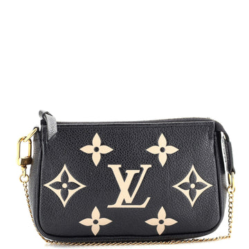 Louis Vuitton Pochette Accessoires Bicolor Monogram Empreinte Giant Mini