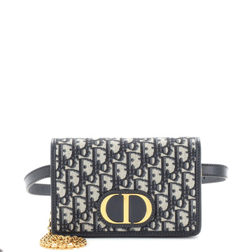 Christian Dior 30 Montaigne 2-in-1 Pouch Oblique Canvas