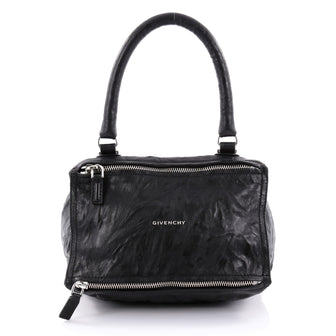 Givenchy Pandora Bag Distressed Leather Small Black 2409301