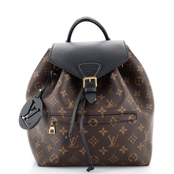 Louis Vuitton Montsouris NM Backpack Monogram Canvas with Leather PM