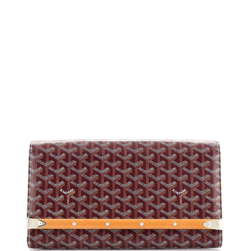 Goyard Monte Carlo Clutch Coated Canvas MM