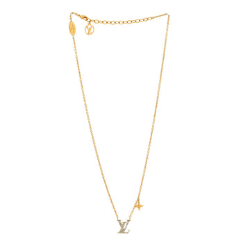 Louis Vuitton LV Iconic Necklace Metal with Crystals