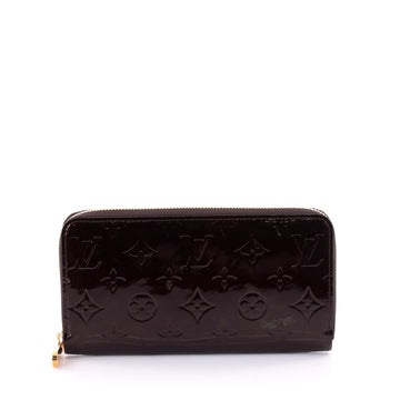 Louis Vuitton Zippy Wallet Monogram Vernis Red 2410202