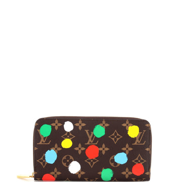 Louis Vuitton Zippy Wallet Yayoi Kusama Painted Dots Monogram Canvas