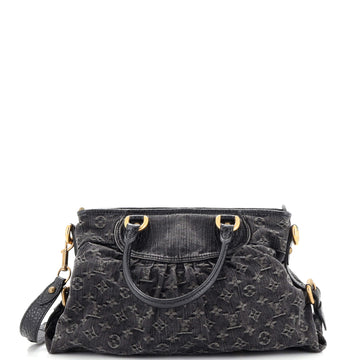 Louis Vuitton Neo Cabby Handbag Denim MM