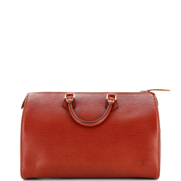 Louis Vuitton Speedy Handbag Epi Leather 35