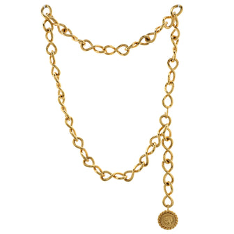 Chanel Vintage Medallion Chain Belt Metal