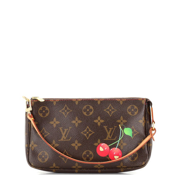 Louis Vuitton Pochette Accessoires Limited Edition Monogram Cerises