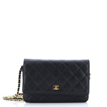 Chanel Wallet on Chain Quilted Caviar