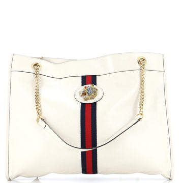 Gucci Rajah Chain Tote Leather Large