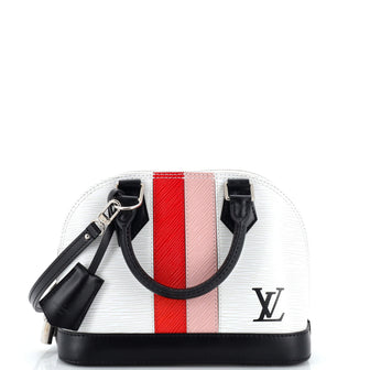 Louis Vuitton Alma Handbag Limited Edition Print Epi Leather BB