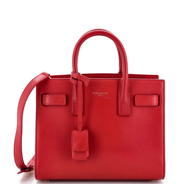 Saint Laurent Sac de Jour Bag Leather Nano
