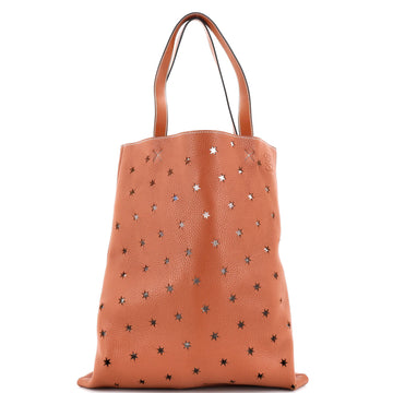 Loewe Stars Vertical Tote Laser Cut Leather