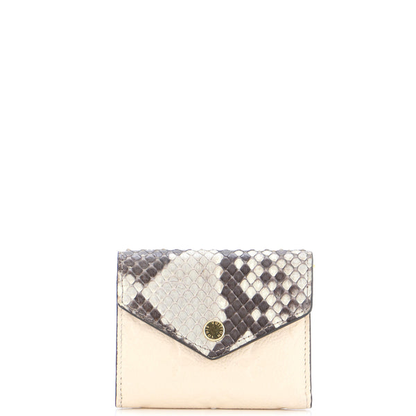 Zoe Compact Wallet in Monogram Empreinte Leather, Gold Hardware
