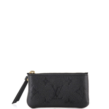 Louis Vuitton Zip Key Pouch Monogram Empreinte Leather