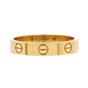 Cartier Love Wedding Band Ring 18K Yellow Gold