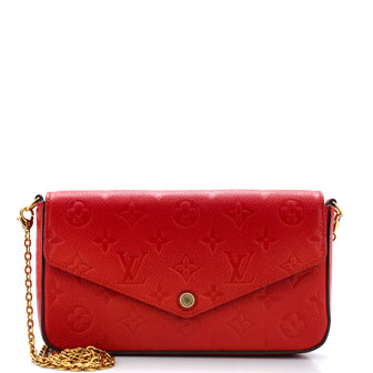 Louis Vuitton Felicie Pochette Monogram Empreinte Leather