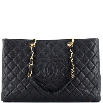 Chanel Grand Shopping Tote Quilted Caviar XL