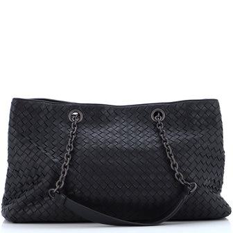 Bottega Veneta Double Chain Tote Intrecciato Nappa Large