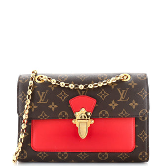 Louis Vuitton Victoire Handbag Monogram Canvas and Leather Brown