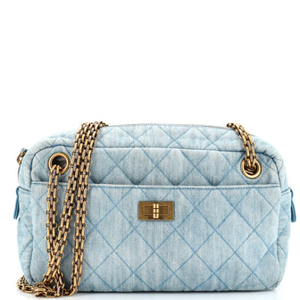 Chanel Reissue Camera Bag Quilted Denim East West