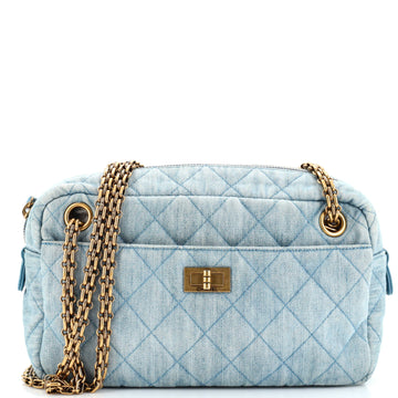 Chanel Reissue Camera Bag Quilted Denim East West