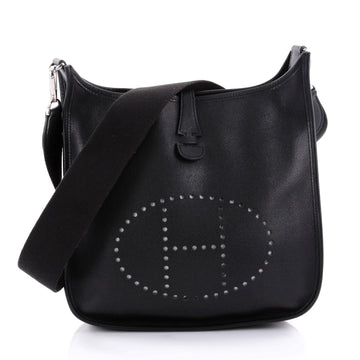 Hermes Evelyne Crossbody Gen II Epsom PM Black 2411801