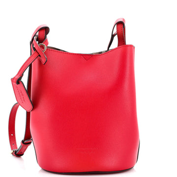 Burberry Lorne Bucket Bag Leather Small