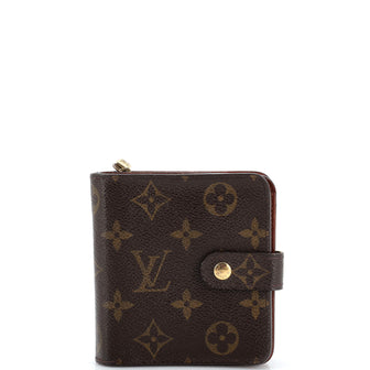 Louis Vuitton Monogram Compact Zippe Wallet 