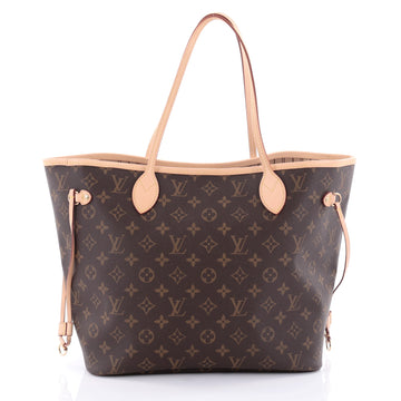 Louis Vuitton Neverfull Tote Monogram Canvas MM Brown 2412401