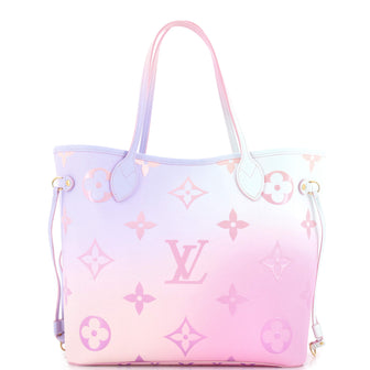 Louis Vuitton Neverfull Spring City Leather Tote Shoulder Bag