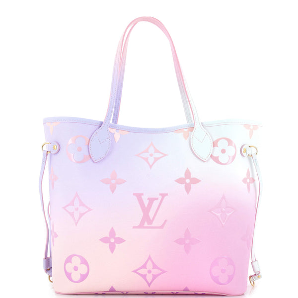 Louis Vuitton, Bags, New Louis Vuitton Giant Monogram Lilac Neverfull