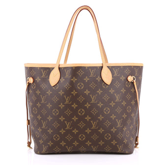 Louis Vuitton Neverfull NM Tote Monogram Canvas MM Brown 2412901