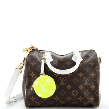Louis Vuitton Speedy Bandouliere Bag LV Match Monogram Canvas 25