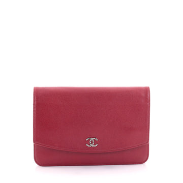 Chanel Wallet on Chain Caviar Red 2413701