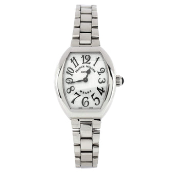 Franck Muller Heart To Heart Quartz Watch Stainless Steel 25