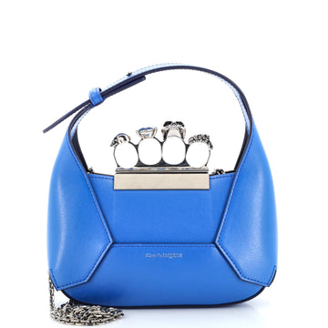Alexander McQueen Jewelled Hobo Leather