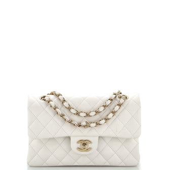 Chanel Classic Double Flap Bag Quilted Caviar Small