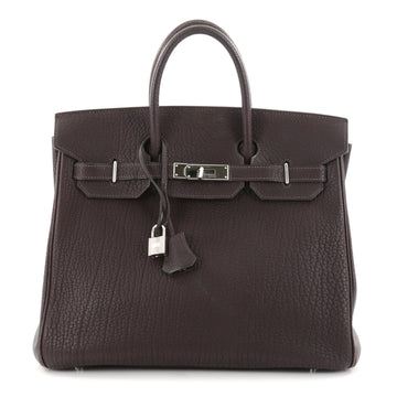 Hermes Birkin Handbag Brown Fjord with Palladium 2414701