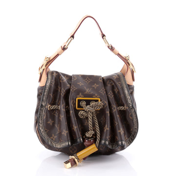 Louis Vuitton Kalahari Handbag Monogram Canvas PM Brown 2414901